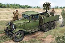 HOBBY BOSS 1:35 GAZ-AAA with Quad Maxim AA Gun
