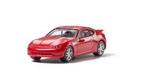 WOODLAND SCENICS HO Vehicle Red Sports Coupe