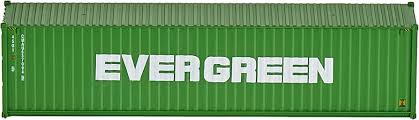 WALTHERS HO 20' Corrugated Container with Flat Panel - Assembled -- Evergreen