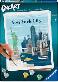 CREART New York City Paint by Numbers 10x12