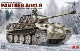 RYE FIELD 1/35 German Panther Ausf G Tank w/Air Defense Armor