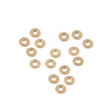 WALTHERS Brass Washers pkg(16) -- #2 (O.D. = .187", I.D. = .086", .027" Thick)