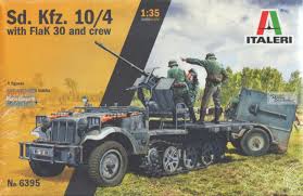 ITALERI 1/35  Sd.Kfz.10/4 with FlaK 30 and Crew