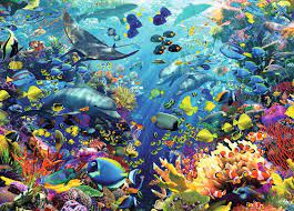 RAVENSBURGER 3000-PIECE PUZZLE  Colorful Underwater World