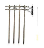 WOODLAND SCENICS O Utility: Pre-Wired Poles, Double Crossbar