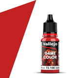 VALLEJO 18ml Bottle Scarlet Blood Game Color