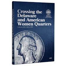 WHITMAN Crossing the Delaware & American Women Quarters 2021 to 2025 Coin Folder