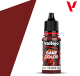 VALLEJO 18ml Bottle Scarlet Red Game Color