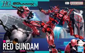 BANDAI 1/144 HGGQX 04 gMS-α Red Gundam