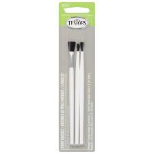 TESTORS 1 Flat, Pointed & 1/4" Brushes