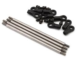 AXIAL Rear Upper/Lower Links Set, Titanium: AXP8