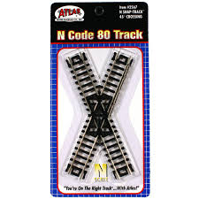 ATLAS N  Code 80 45 Degree Crossing