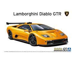 AOSHIMA 1/24 1999 Lamborghini Diablo GTR Sports Car