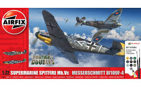 AIRFIX 1:72 Supermarine Spitfire Mk.Vc vs Bf109F-4 Dogfight Double