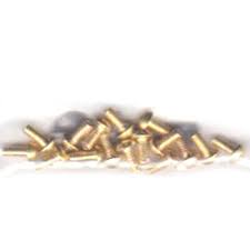 WALTHERS 2-56 Brass Round Head Machine Screws -- 3/16 x .086" .48 x .22cm pkg(16)