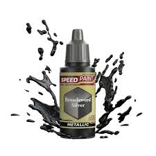 ARMY PAINTER Speedpaint: Broadsword Silver Acrylic 18ml Bottle