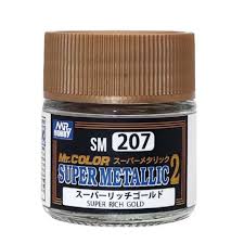 MR HOBBY 10ml Lacquer Super Metallic 2 Rich Gold