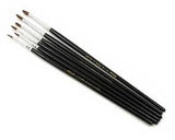 ATLAS BRUSH #30-6PS: 1,2,3 Round Camel Hair Brushes (6)