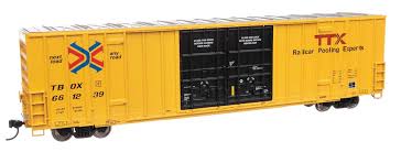 WALTHERS HO 60' High Cube Plate F Boxcar - Ready to Run -- TTX #661239