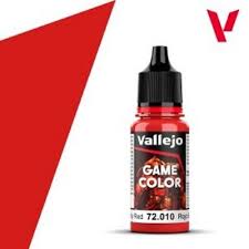 VALLEJO 18ml Bottle Bloody Red Game Color