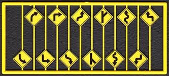 TICHY TRAINS HO Highway Road Path Signs