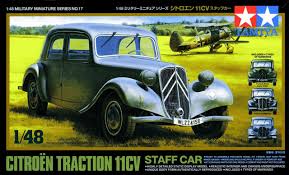 TAMIYA 1/48 Citroen Traction 11CV Staff Cartenance Set