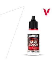 VALLEJO 18ml Bottle White Ink Game Color