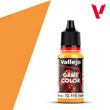 VALLEJO 18ml Bottle Sunset Orange Game Color