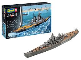 REVELL 1/1200 USS New Jersey Battleship