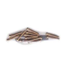 WALTHERS 0-80 Brass Round Head Machine Screws -- 1/4 x .060" .64 x .15cm pkg(16)