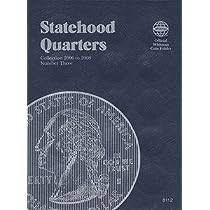 WHITMAN Statehood Quarters Vol.3 2006-2008 Coin Folder