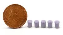 SCALE MINIATURES N Trash Can with Lid -- pkg(5)