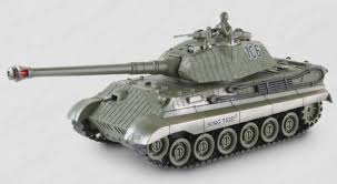 RC PRO  2.4G R/C IR King Tiger Tank With Bunker