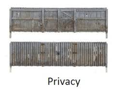 WOODLAND SCENICS HO Privacy Fence