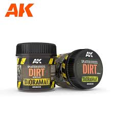 AKI Diorama Series: Splatter Effects Dirt Acrylic 100ml Bottle