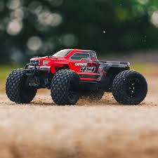 ARRMA 1/10 GRANITE 4x4 MEGA 550 BRUSHED MONSTER TRUCK RTR, RED