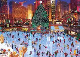 RAVENSBURGER 1000-PIECE PUZZLE Rockefeller Center Joy