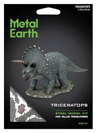 METAL EARTH Triceratops