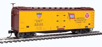 WALTHERS HO 40' Early Reefer - Ready To Run -- American Refrigerator Transit #17809