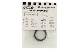 PARTS BY PARK 1/24-1/25 Black 4 ft. Detail Plug Wire
