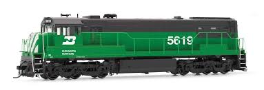 RIVAROSSI HO GE U25C, ESU LokSound® 5.0, BN Burlington Northern #5619