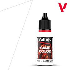 VALLEJO 18ml Bottle Dead White Game Color