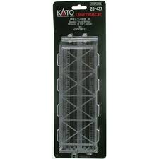 KATO N  Unitrack 9-3/4" Double Track Truss Bridge, Black