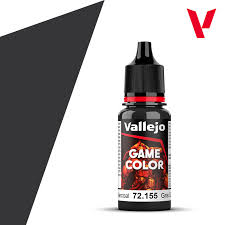 VALLEJO 18ml Bottle Charcoal Game Color
