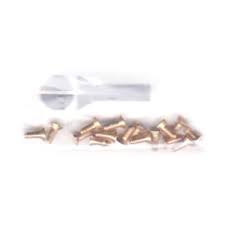 WALTHERS 00-90 Brass Flat Head Machine Screws -- 3/8 x .047" .32 x .12cm pkg(12)
