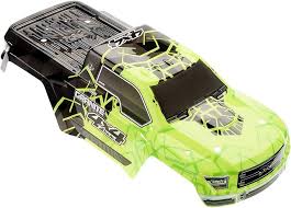 ARRMA GRANITE 4X4 MEGA PAINTED DECALED TRIMMED BODY (GREEN/BLACK)
