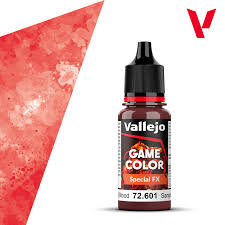 VALLEJO 18ml Bottle Fresh Blood Special FX Game Color