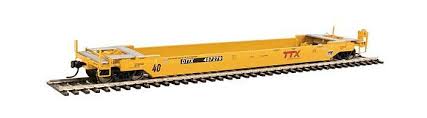 WALTHERS HO Gunderson Rebuilt All-Purpose 40' Well Car - Ready-To-Run -- DTTX #455721