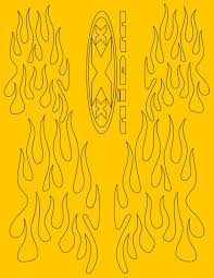 XXX MAIN Double Flames  Paint Mask