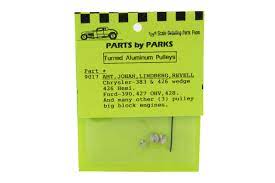 PARKS BY PARK 1/24-1/25 Pulley Set Chrysler & Ford Long Block (Spun Aluminum) (3)